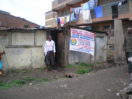 Slummen i Nairobi